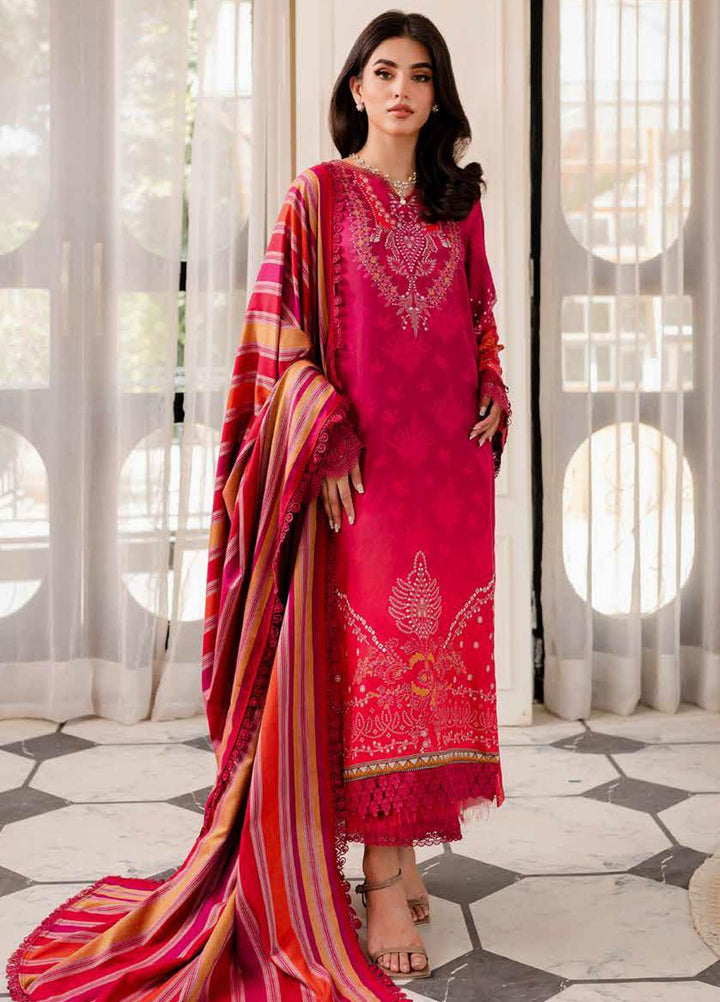 Signature Prints By Nureh Printed Cotail Suits Unstitched 3 Piece NU23SPC SP-89 - Winter Collection