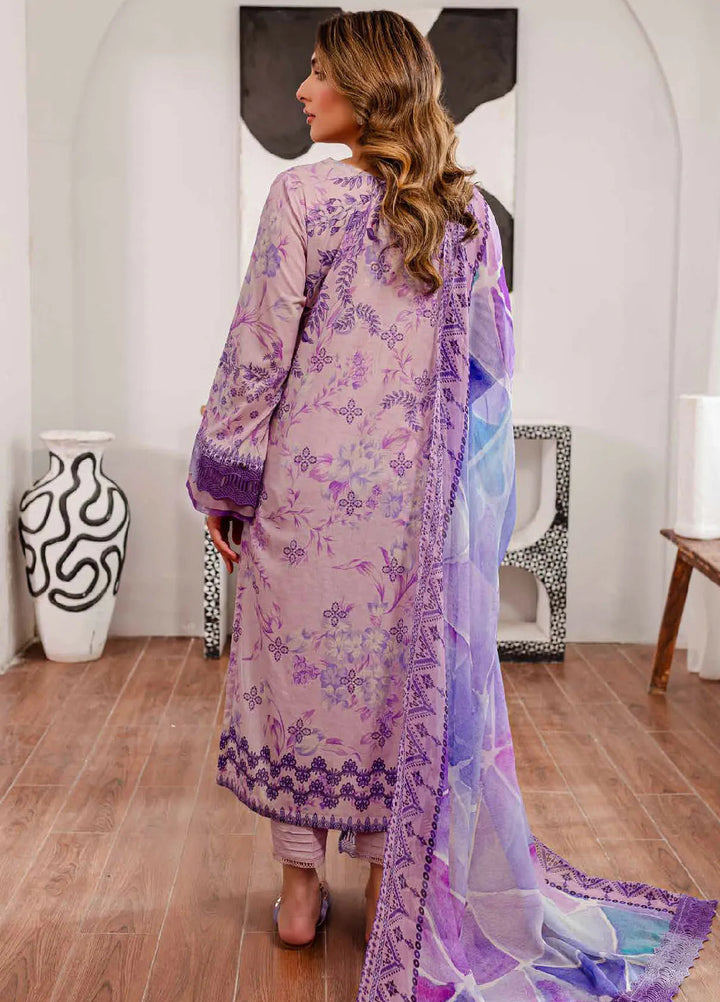 Signature Prints By Nureh Printed Lawn Suit Unstitched 3 Piece NU24SPU SP-98 - Summer Collection