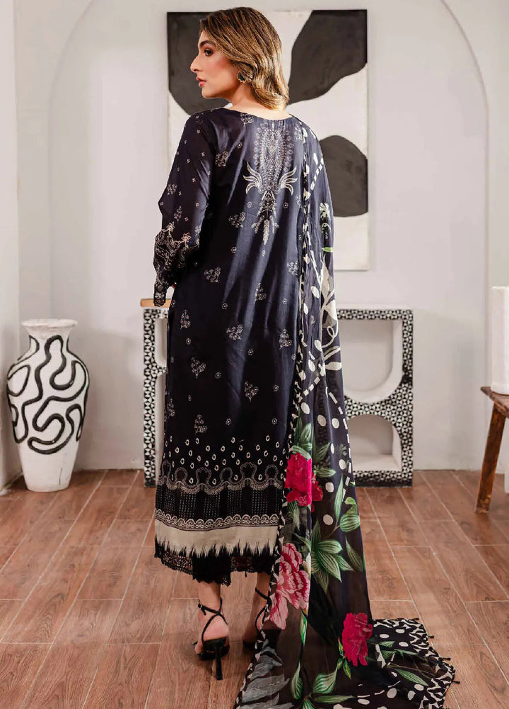 Signature Prints By Nureh Printed Lawn Suit Unstitched 3 Piece NU24SPU SP-99 - Summer Collection