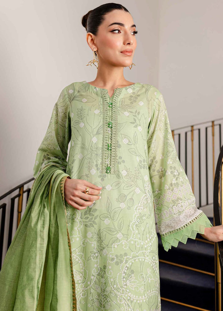 Signature Prints By Nureh Printed Lawn Suits Unstitched 3 Piece NU24PS SP-106 - Summer Collection