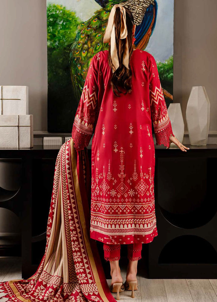 Signature Prints By Nureh Printed Lawn Suits Unstitched 3 Piece NU24PS SP-110 - Summer Collection