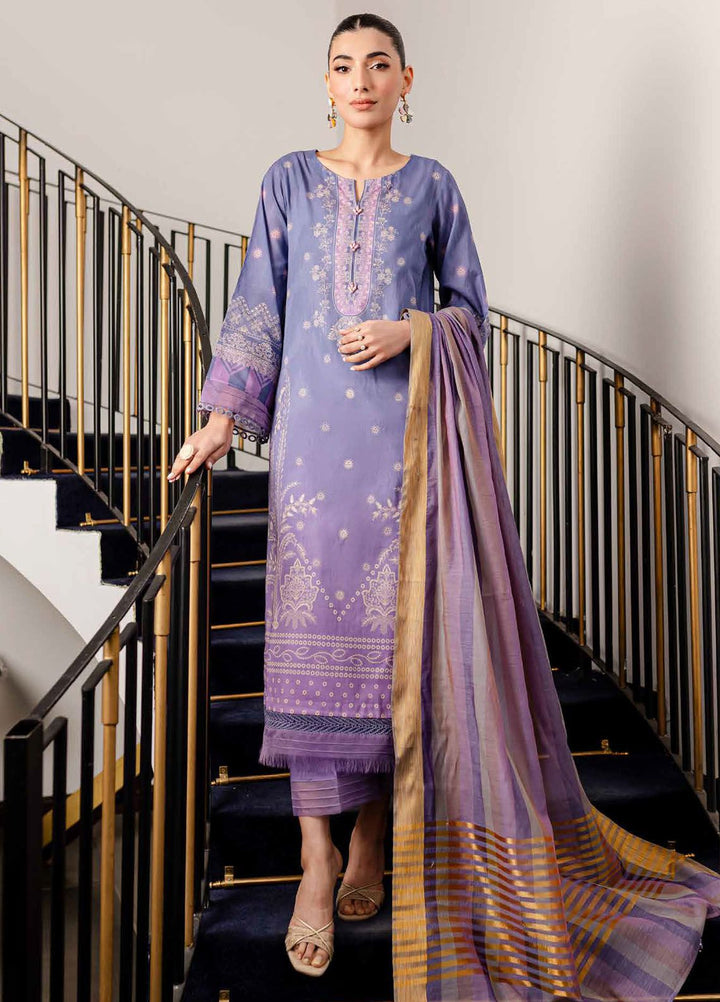 Signature Prints By Nureh Printed Lawn Suits Unstitched 3 Piece NU24PS SP-111 - Summer Collection