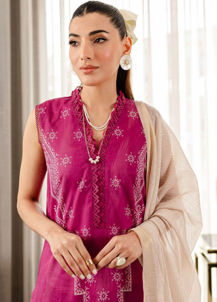 Signature Prints By Nureh Printed Lawn Suits Unstitched 3 Piece NU24PS SP-112 - Summer Collection