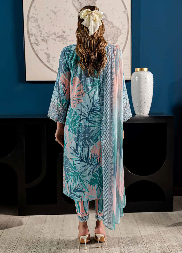 Signature Prints By Nureh Printed Lawn Suits Unstitched 3 Piece NU24SP SP-96 - Summer Collection