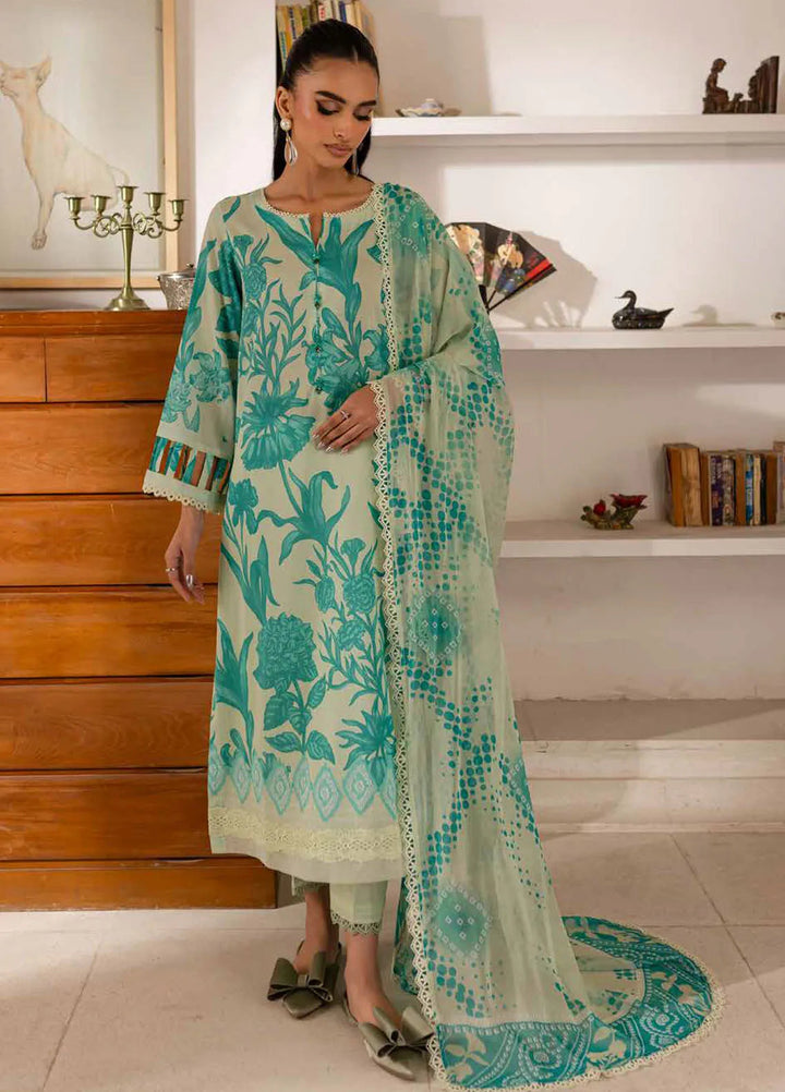 Signature Prints by Nureh Printed Lawn Suits Unstitched 3 Piece NU25PN SP-143 - Summer Collection