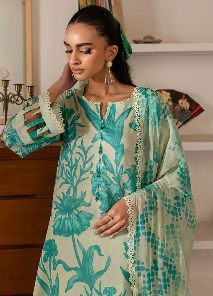 Signature Prints by Nureh Printed Lawn Suits Unstitched 3 Piece NU25PN SP-143 - Summer Collection