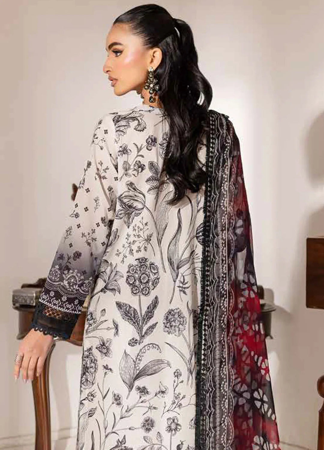 Signature Prints by Nureh Printed Lawn Suits Unstitched 3 Piece NU25PN SP-144 - Summer Collection