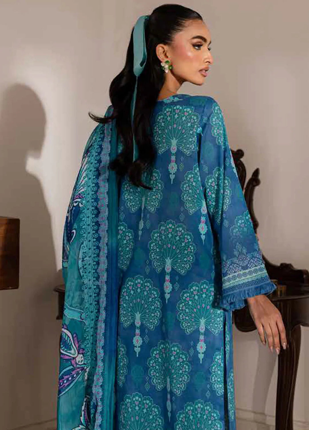 Signature Prints by Nureh Printed Lawn Suits Unstitched 3 Piece NU25PN SP-145 - Summer Collection