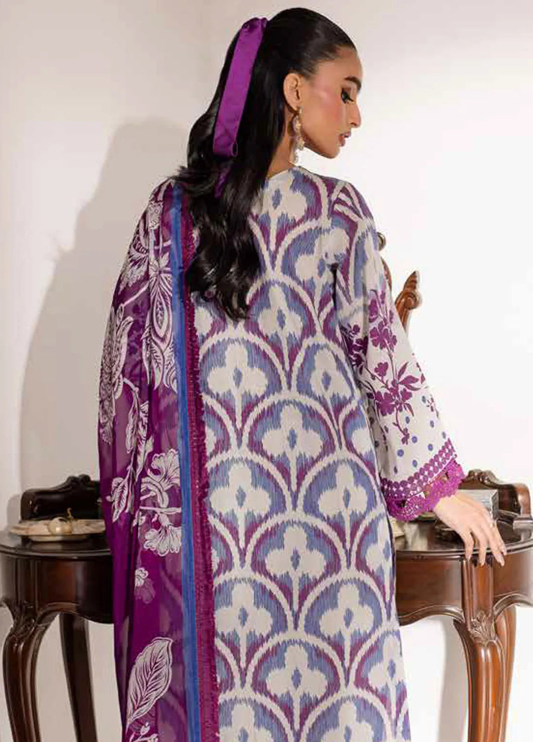 Signature Prints by Nureh Printed Lawn Suits Unstitched 3 Piece NU25PN SP-147 - Summer Collection