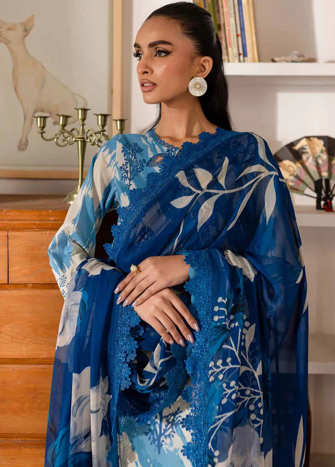 Signature Prints by Nureh Printed Lawn Suits Unstitched 3 Piece NU25PN SP-148 - Summer Collection