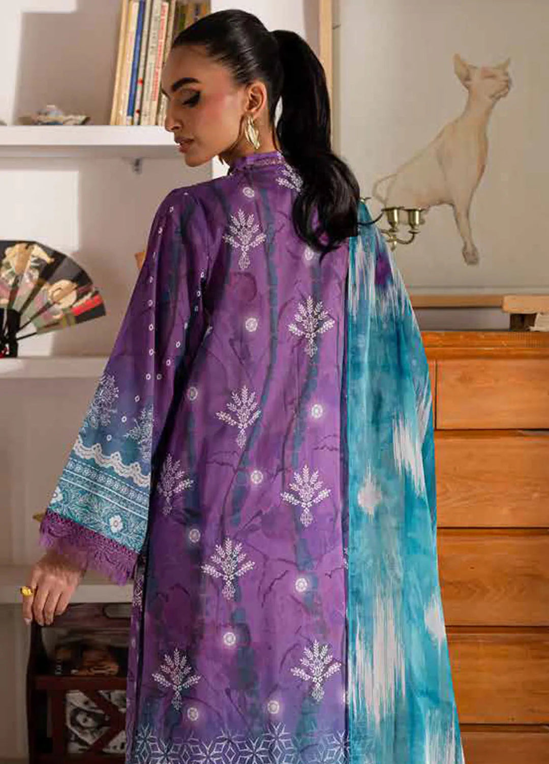 Signature Prints by Nureh Printed Lawn Suits Unstitched 3 Piece NU25PN SP-149 - Summer Collection