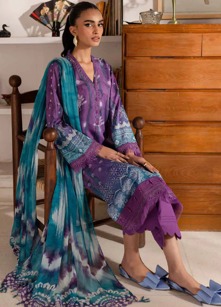 Signature Prints by Nureh Printed Lawn Suits Unstitched 3 Piece NU25PN SP-149 - Summer Collection