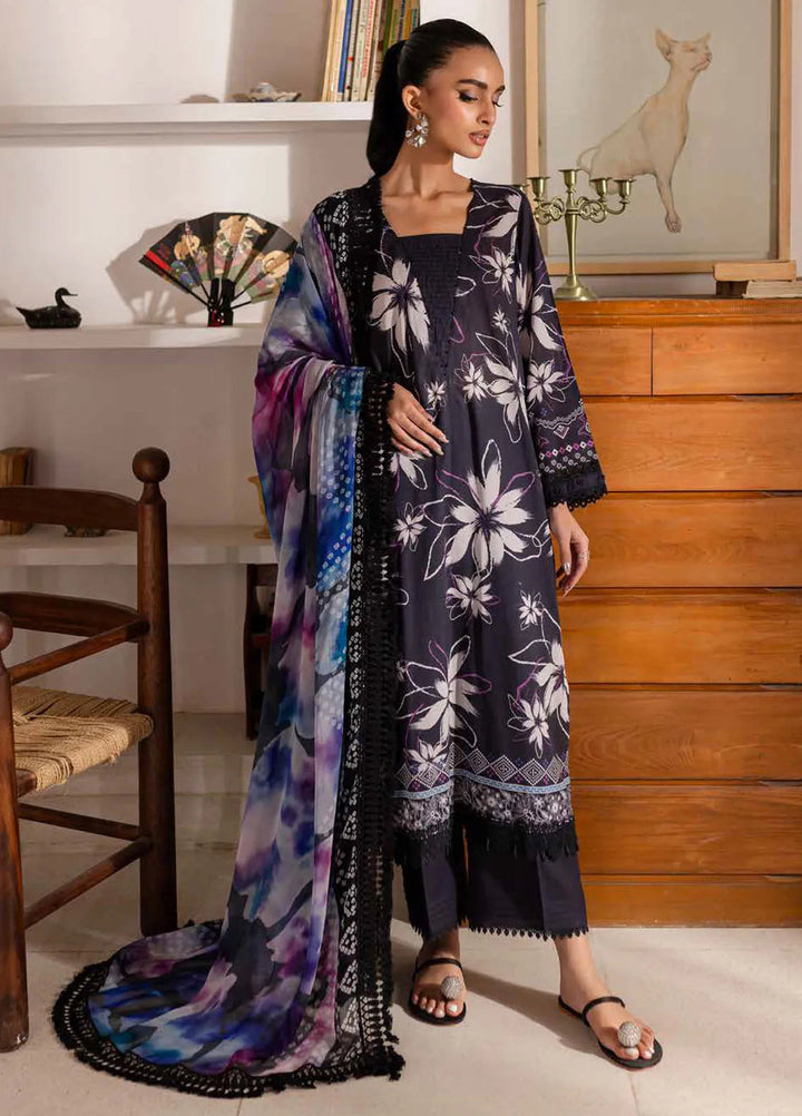 Signature Prints by Nureh Printed Lawn Suits Unstitched 3 Piece NU25PN SP-150 - Summer Collection