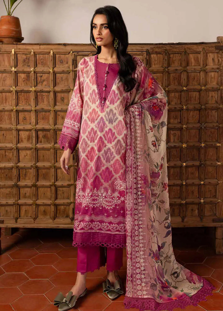 Signature Prints by Nureh Printed Lawn Suits Unstitched 3 Piece NU25SP SP-137 - Summer Collection