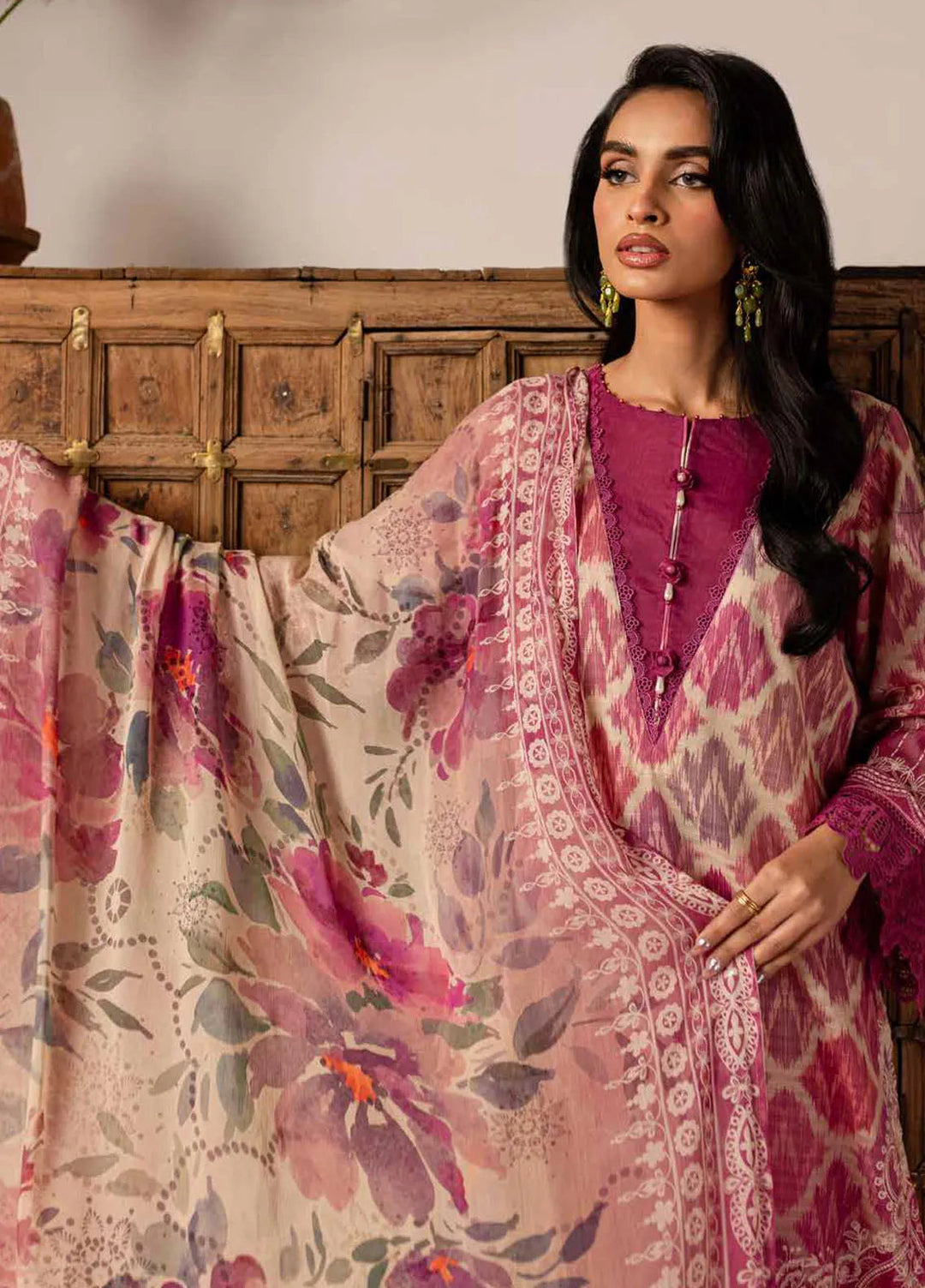 Signature Prints by Nureh Printed Lawn Suits Unstitched 3 Piece NU25SP SP-137 - Summer Collection
