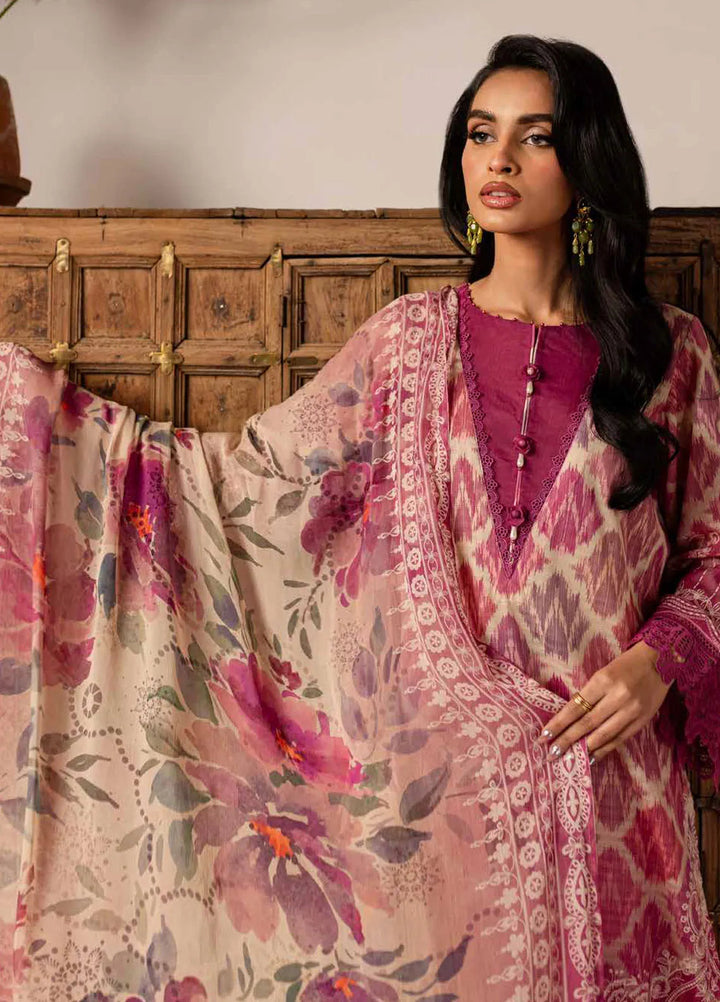 Signature Prints by Nureh Printed Lawn Suits Unstitched 3 Piece NU25SP SP-137 - Summer Collection