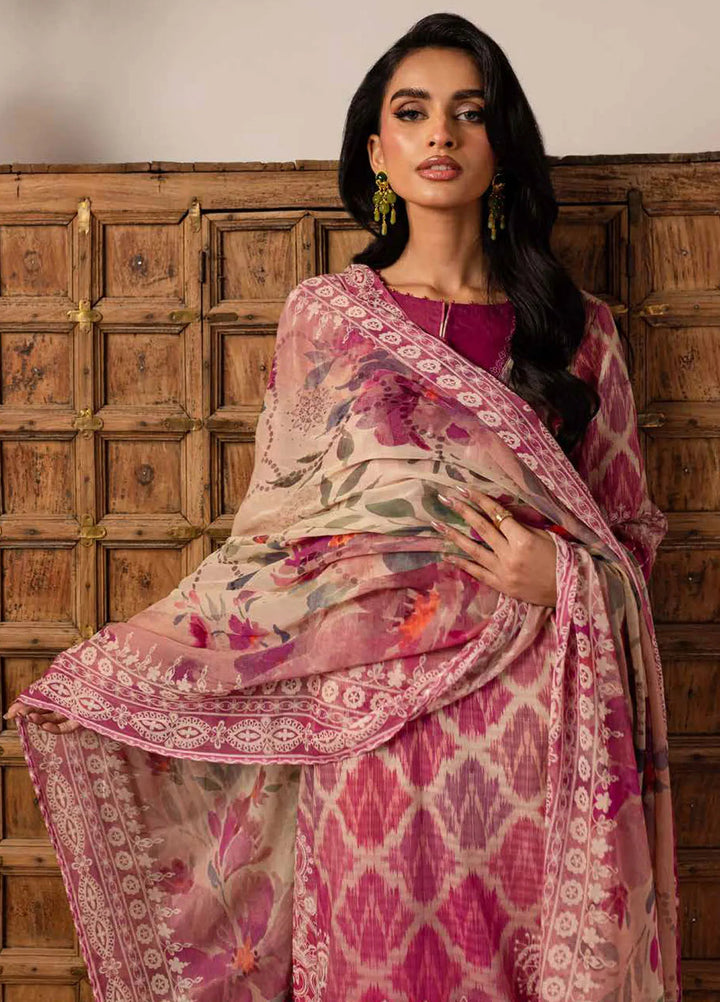 Signature Prints by Nureh Printed Lawn Suits Unstitched 3 Piece NU25SP SP-137 - Summer Collection