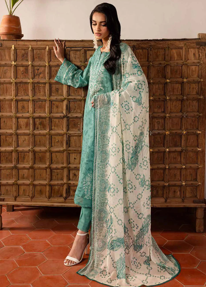 Signature Prints by Nureh Printed Lawn Suits Unstitched 3 Piece NU25SP SP-139 - Summer Collection