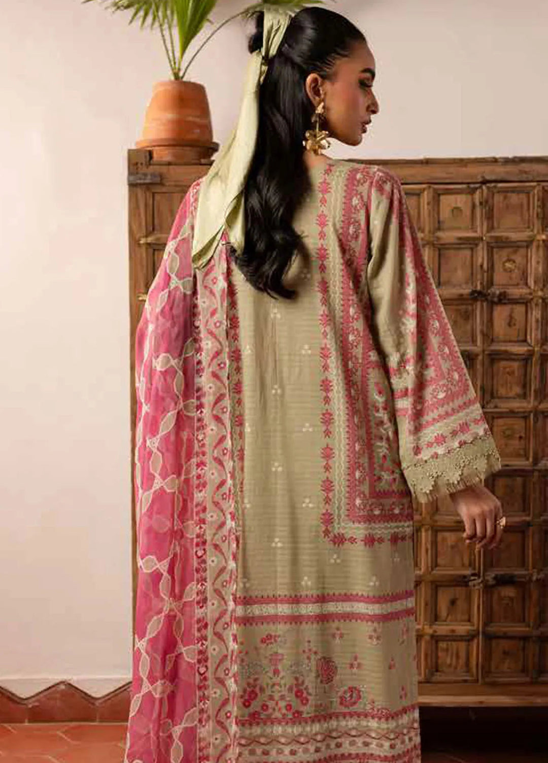 Signature Prints by Nureh Printed Lawn Suits Unstitched 3 Piece NU25SP SP-141 - Summer Collection