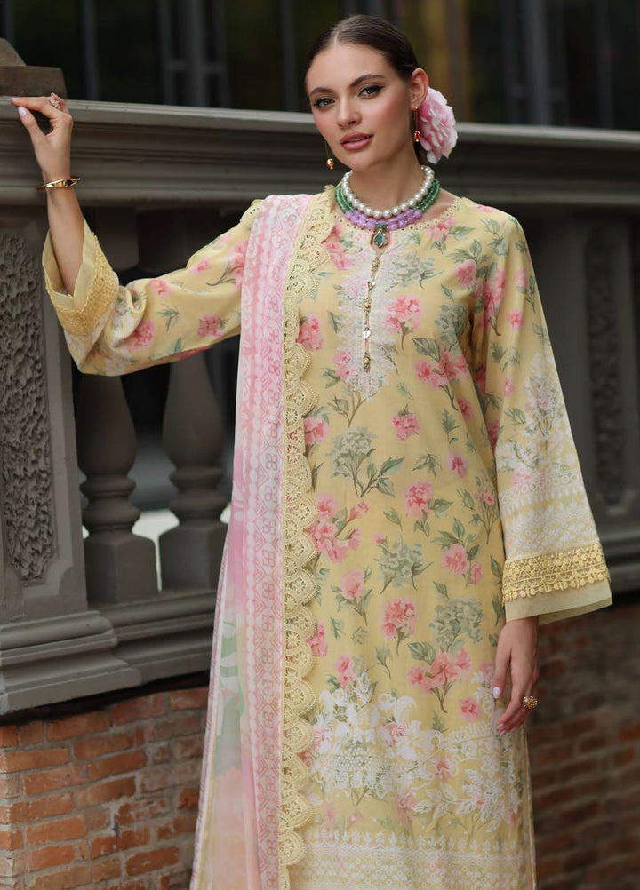 Signature Prints by Nureh Printed Swiss Lawn Suits Unstitched 3 Piece NU25SL SP-151 - Summer Collection
