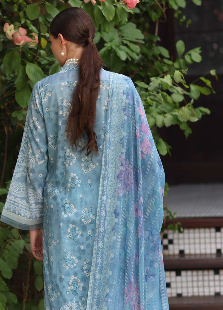 Signature Prints by Nureh Printed Swiss Lawn Suits Unstitched 3 Piece NU25SL SP-153 - Summer Collection