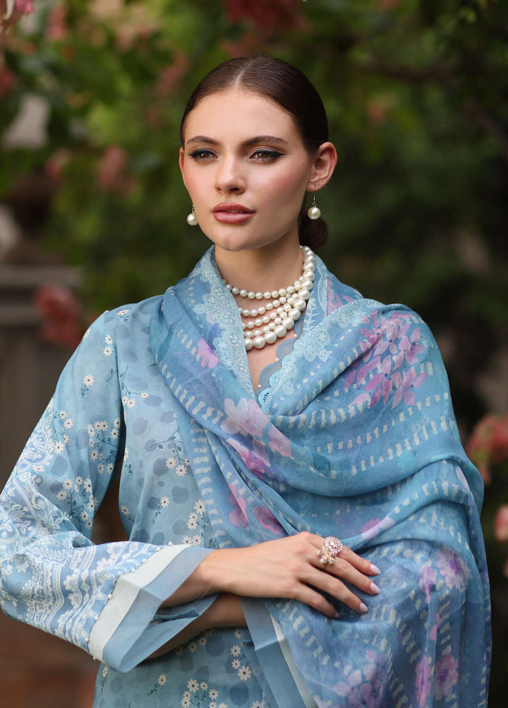 Signature Prints by Nureh Printed Swiss Lawn Suits Unstitched 3 Piece NU25SL SP-153 - Summer Collection