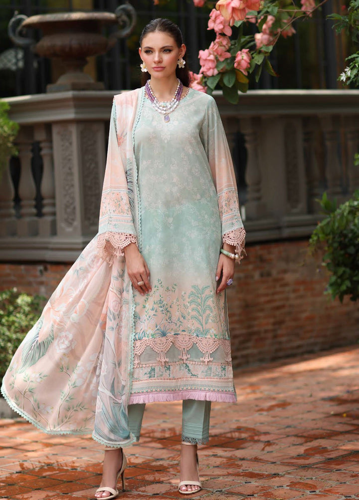Signature Prints by Nureh Printed Swiss Lawn Suits Unstitched 3 Piece NU25SL SP-154 - Summer Collection