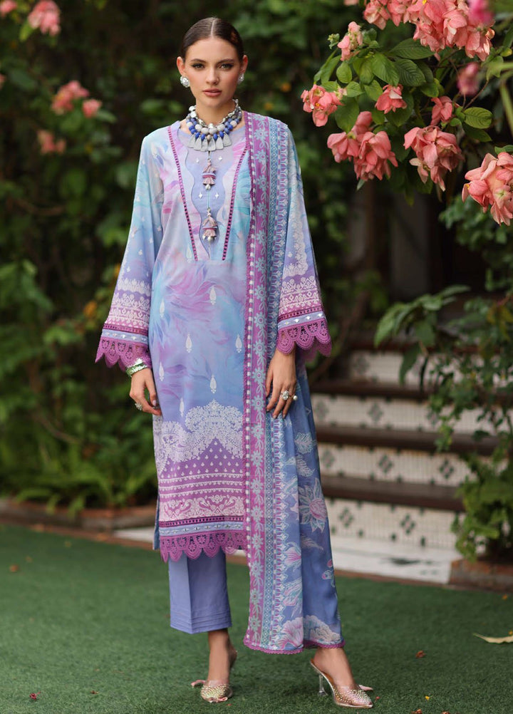 Signature Prints by Nureh Printed Swiss Lawn Suits Unstitched 3 Piece NU25SL SP-156 - Summer Collection