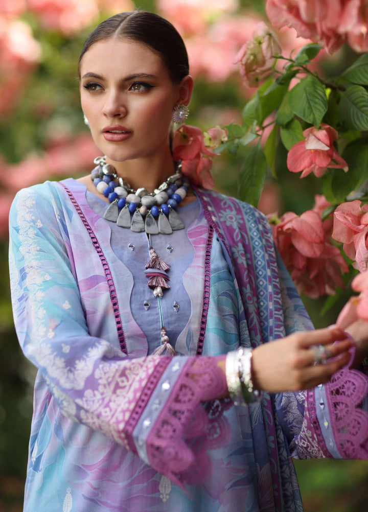 Signature Prints by Nureh Printed Swiss Lawn Suits Unstitched 3 Piece NU25SL SP-156 - Summer Collection