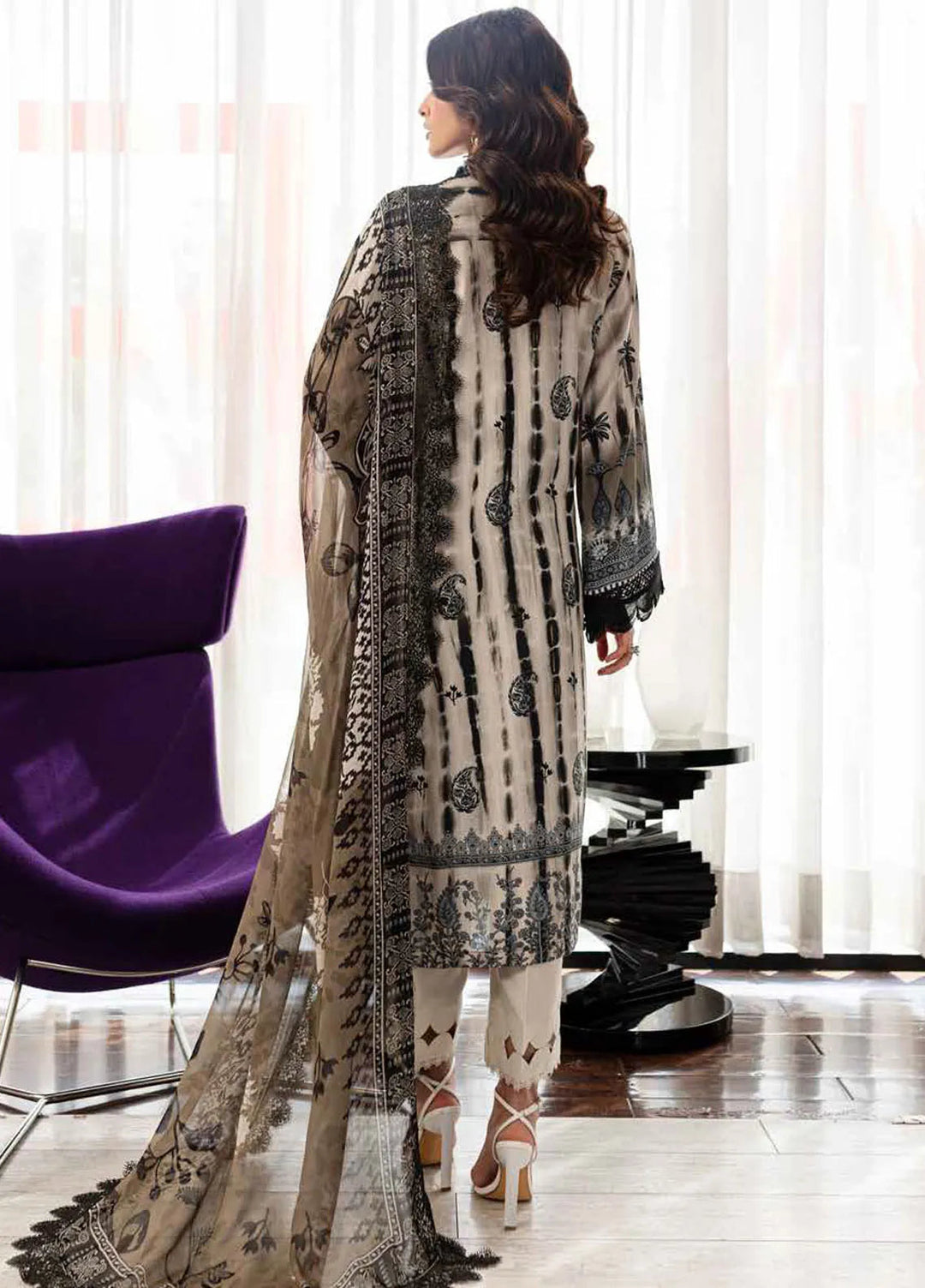 Signature Prints By Nureh Printed Viscose Suit Unstitched 3 Piece NU24SV SP-1 23 - Winter Collection
