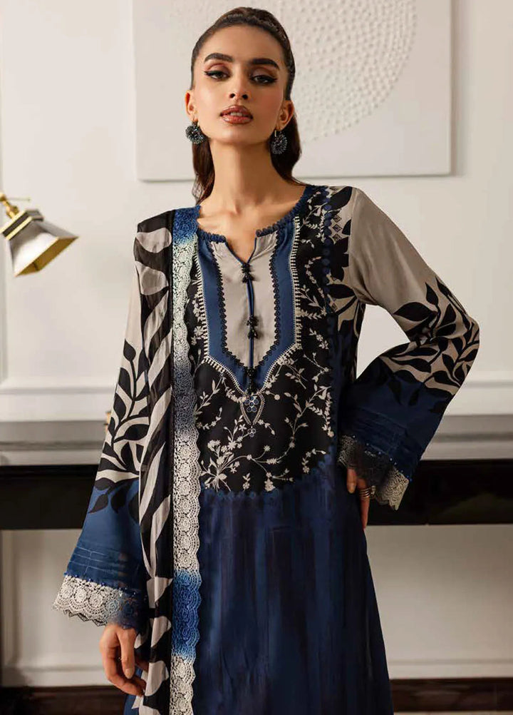 Signature Prints By Nureh Printed Viscose Suit Unstitched 3 Piece NU24SV SP-1 26 - Winter Collection