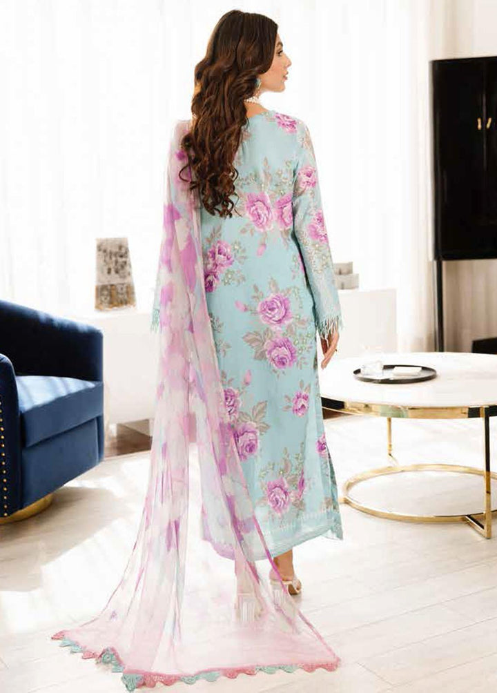 Signature Prints By Nureh Printed Lawn Suits Unstitched 3 Piece NU23L SP-43 - Summer Collection