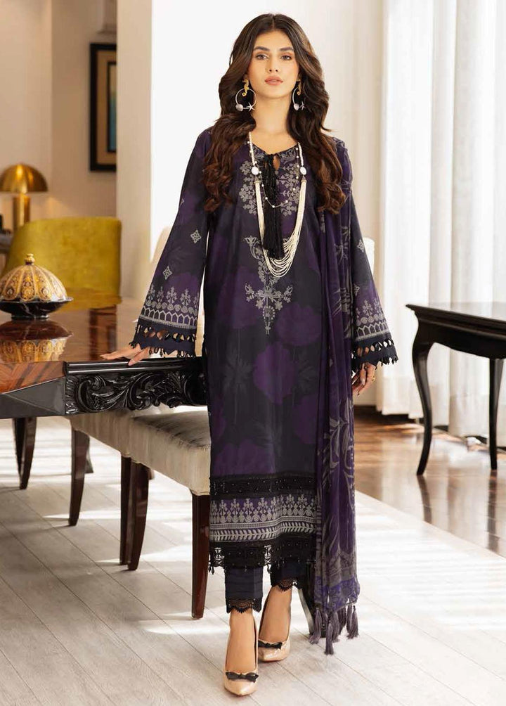 Signature Prints By Nureh Printed Lawn Suits Unstitched 3 Piece NU23L SP-44 - Summer Collection