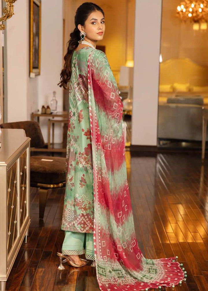 Signature Prints By Nureh Printed Lawn Suits Unstitched 3 Piece NU23L SP-45 - Summer Collection
