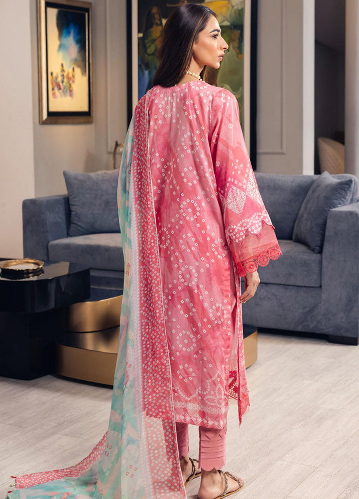 Signature Prints By Nureh Printed Lawn Suits Unstitched 3 Piece NU23SPR-V5 SP-59 - Summer Collection