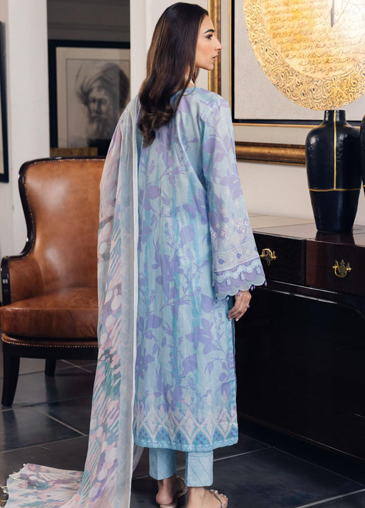 Signature Prints By Nureh Printed Lawn Suits Unstitched 3 Piece NU23SPR-V5 SP-60 - Summer Collection