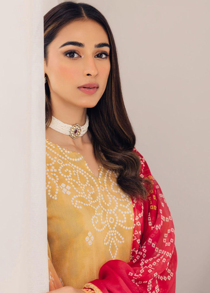 Signature Prints By Nureh Printed Lawn Suits Unstitched 3 Piece NU23SPR-V5 SP-62 - Summer Collection