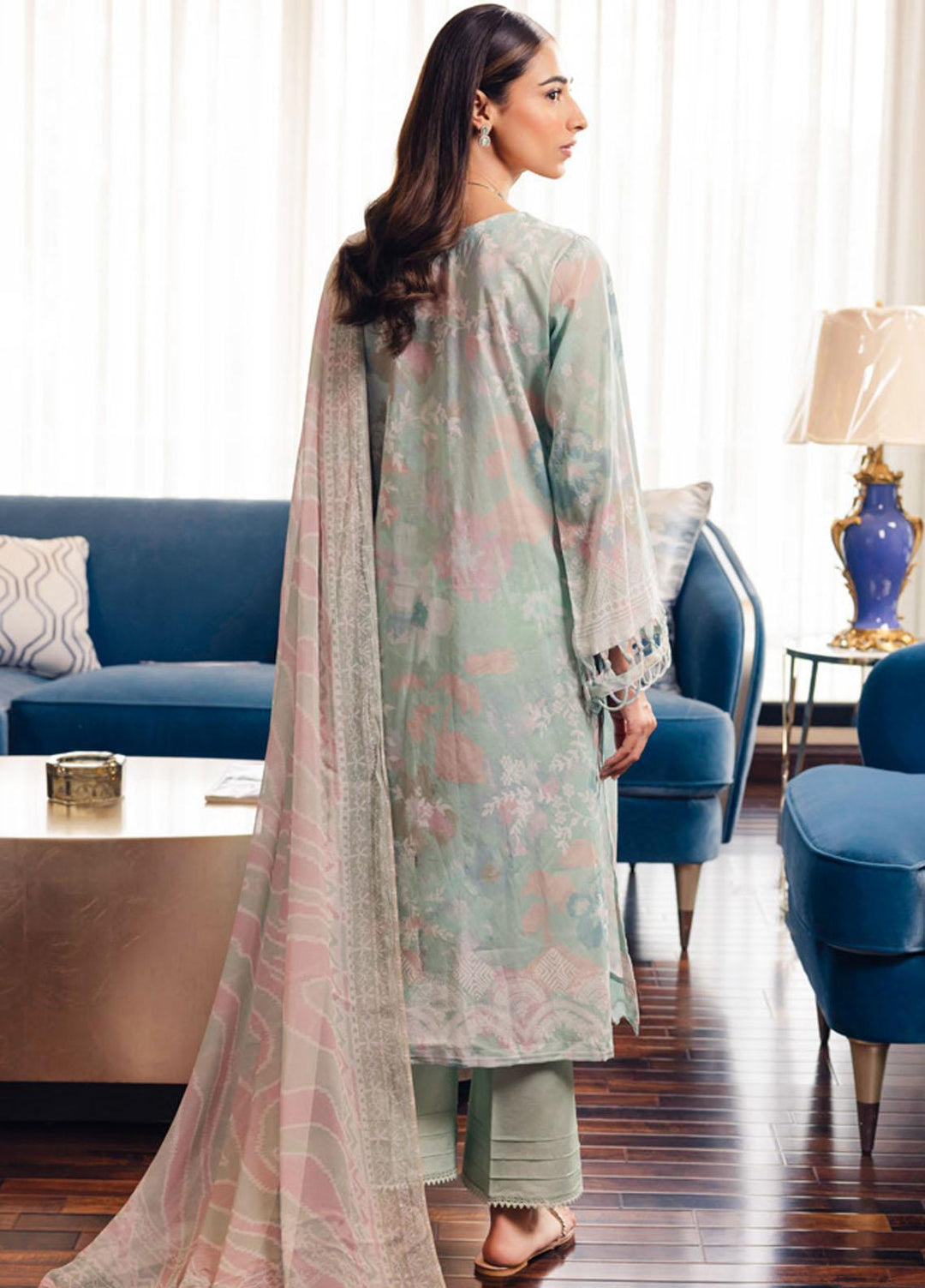 Signature Prints By Nureh Printed Lawn Suits Unstitched 3 Piece NU23SPR-V5 SP-63 - Summer Collection