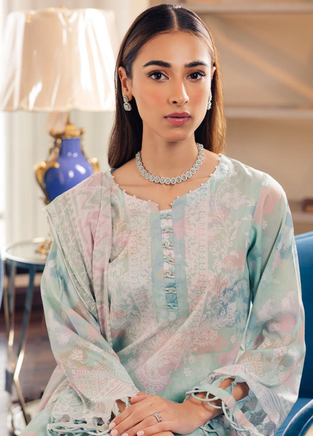 Signature Prints By Nureh Printed Lawn Suits Unstitched 3 Piece NU23SPR-V5 SP-63 - Summer Collection