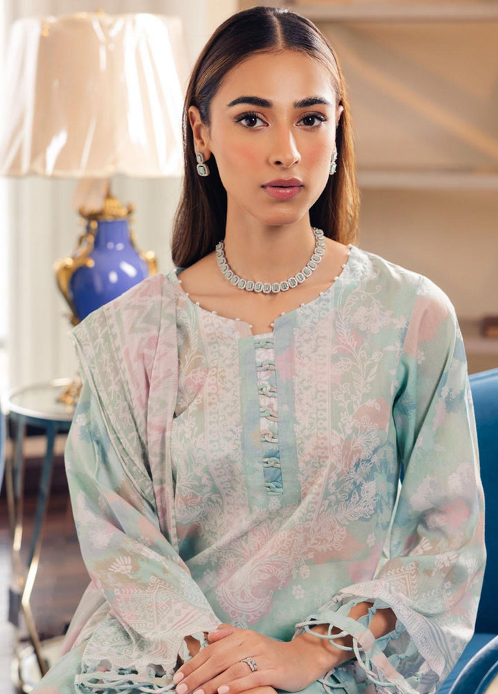 Signature Prints By Nureh Printed Lawn Suits Unstitched 3 Piece NU23SPR-V5 SP-63 - Summer Collection