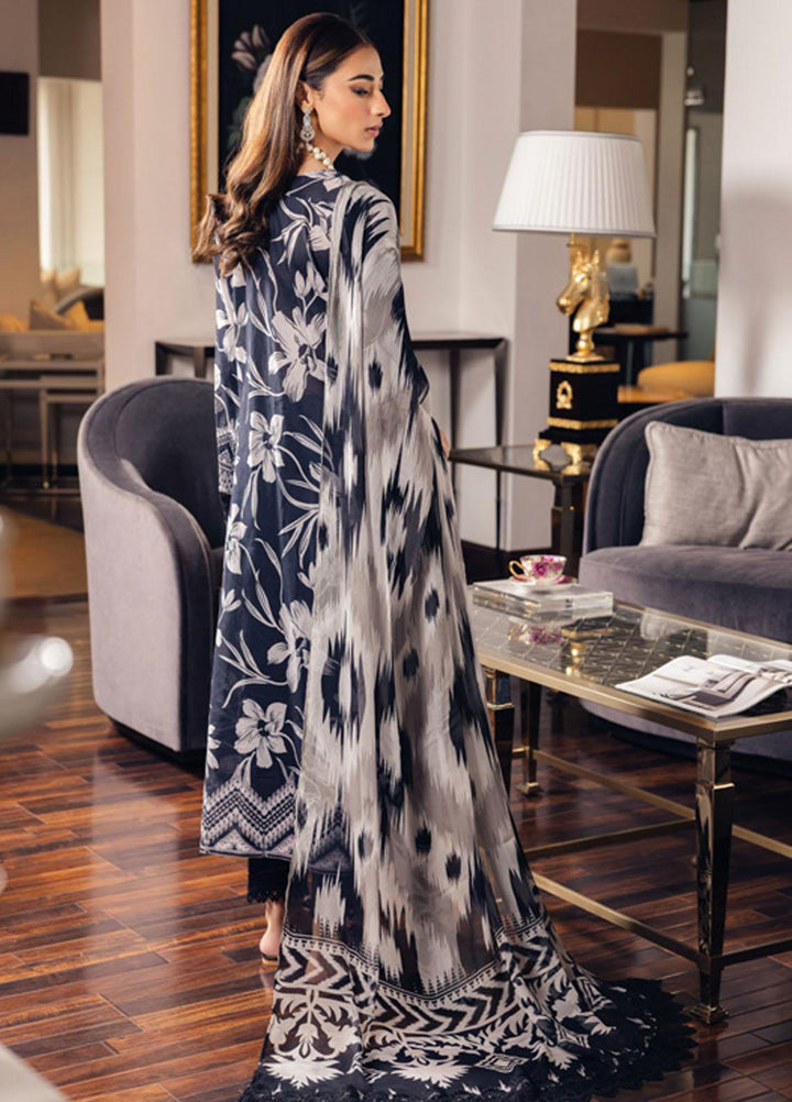 Signature Prints By Nureh Printed Lawn Suits Unstitched 3 Piece NU23SPR-V5 SP-65 - Summer Collection