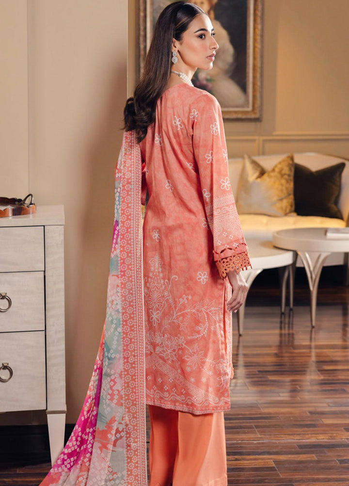 Signature Prints By Nureh Printed Lawn Suits Unstitched 3 Piece NU23SPR-V5 SP-66 - Summer Collection