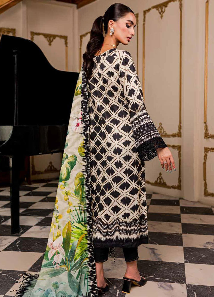 Signature Prints By Nureh Printed Marina Suits Unstitched 3 Piece NU23SPM SP-77 - Winter Collection