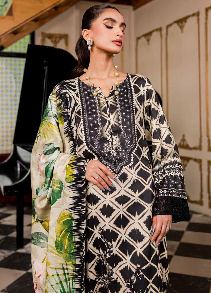 Signature Prints By Nureh Printed Marina Suits Unstitched 3 Piece NU23SPM SP-77 - Winter Collection