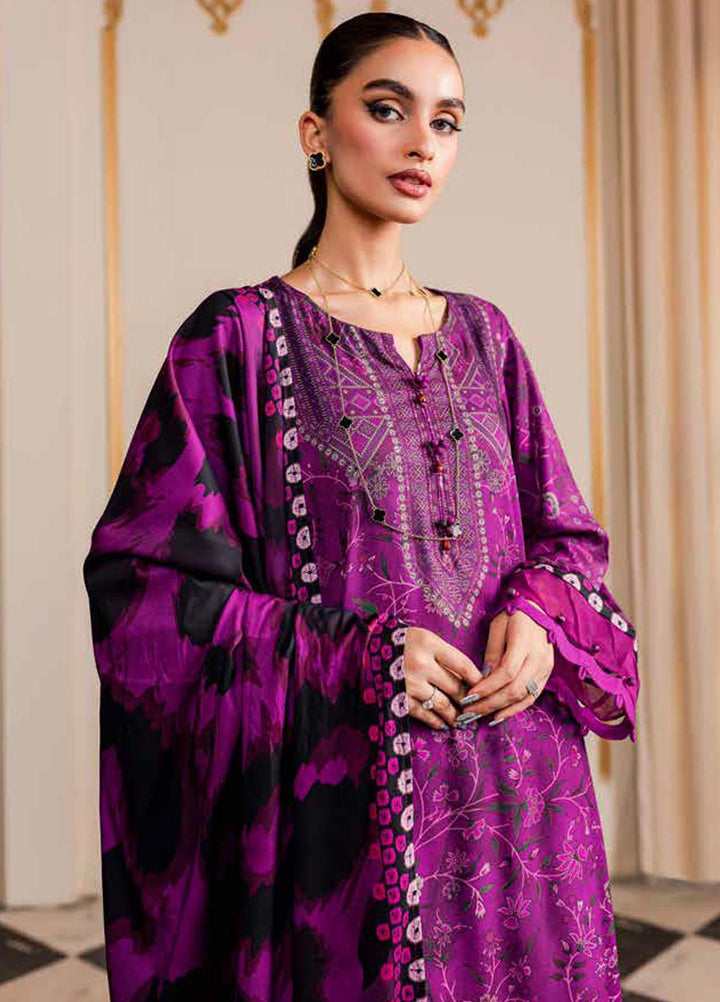 Signature Prints By Nureh Printed Marina Suits Unstitched 3 Piece NU23SPM SP-79 - Winter Collection