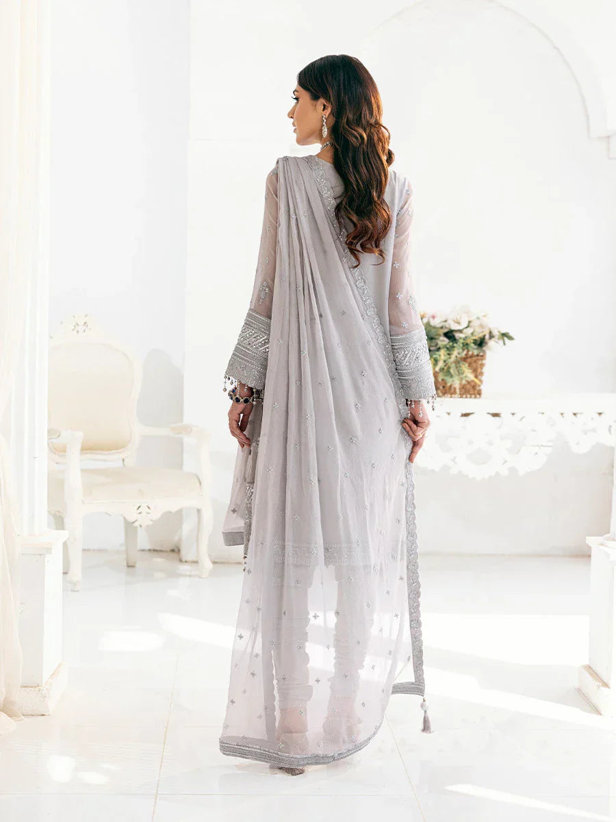 Salitex Women Embroidered Chiffon 3 Piece Suit SUNS7CH034 - Summer Collection