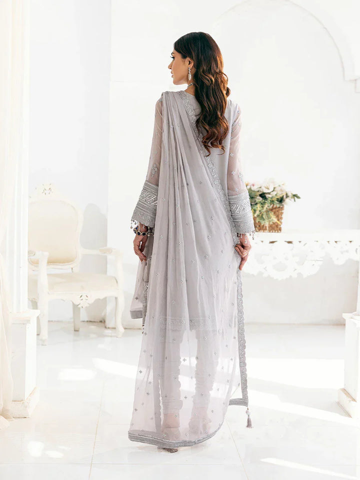 Salitex Women Embroidered Chiffon 3 Piece Suit SUNS7CH034 - Summer Collection