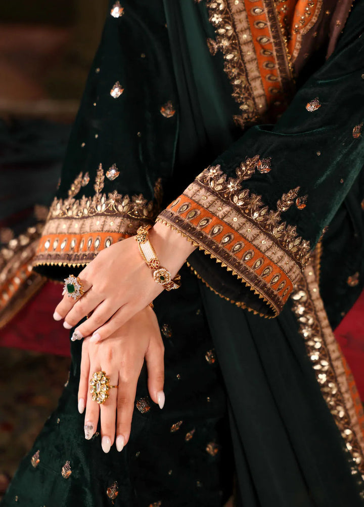 Signora by Charizma Embroidered Velvet Suits Unstitched 3 Piece CRZ24SG CVT4-10 - Winter Collection