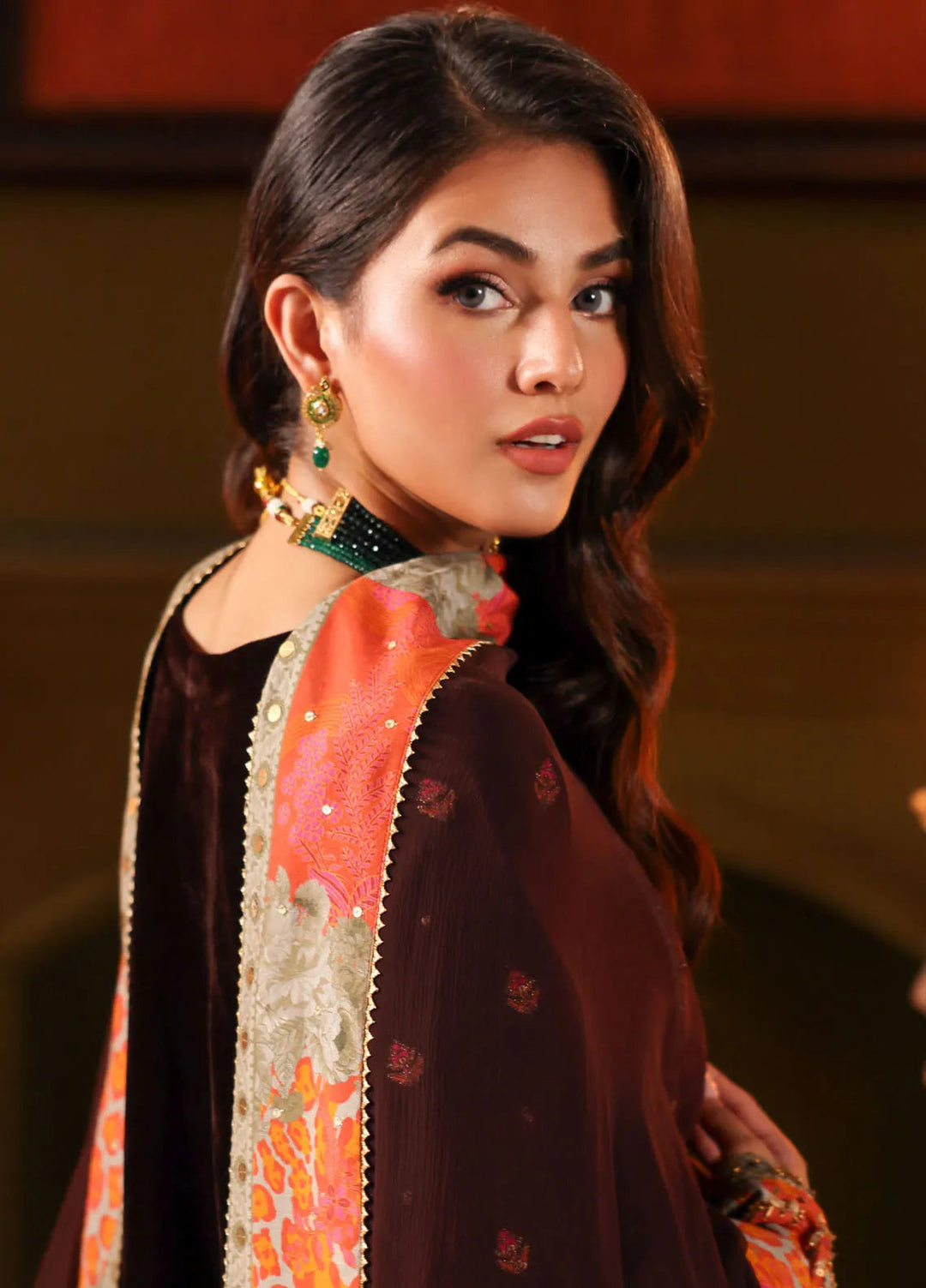 Signora by Charizma Embroidered Velvet Suits Unstitched 3 Piece CRZ24SG CVT4-11 - Winter Collection