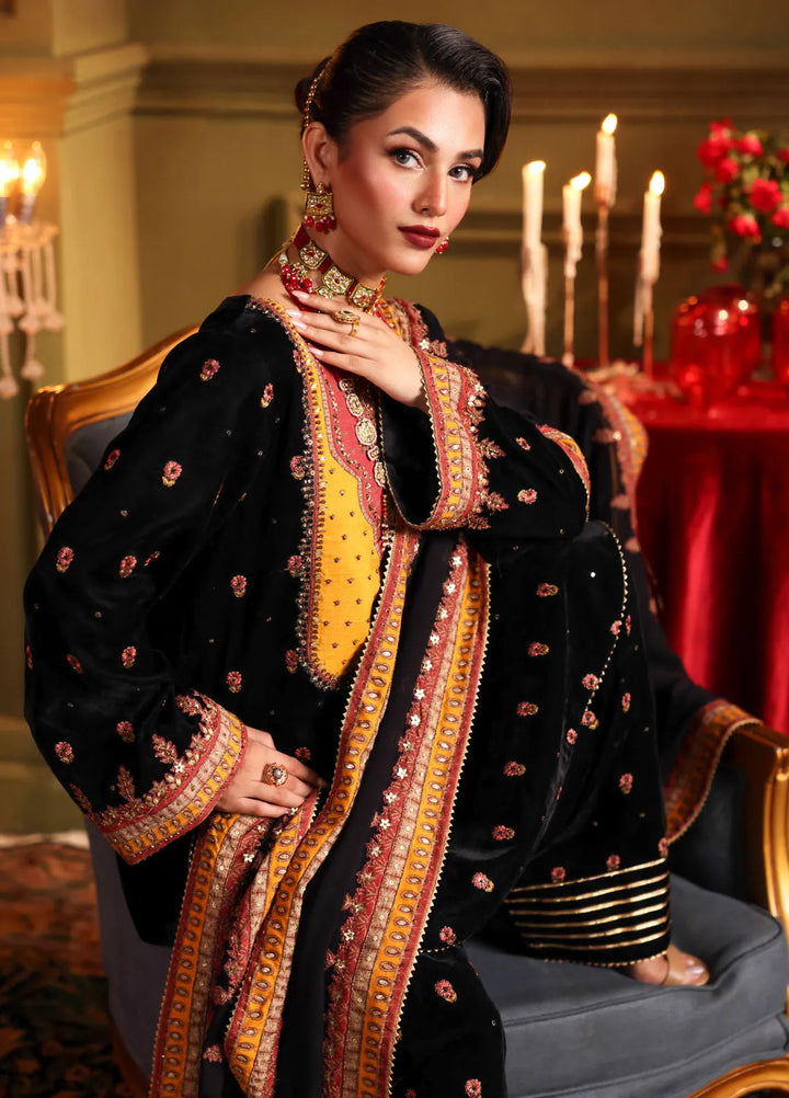 Signora by Charizma Embroidered Velvet Suits Unstitched 3 Piece CRZ24SG CVT4-14 - Winter Collection